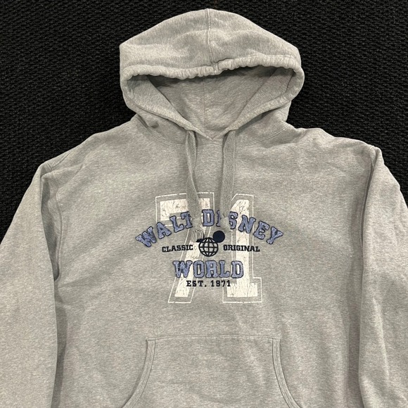 Walt Disney World Classic Original Est 1971 Gray‎ Hoodie Sweatshirt Women's - Picture 2 of 5